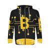 Men's All Over Print Full Zip Hoodie Bitcoin Jacket - Image 4